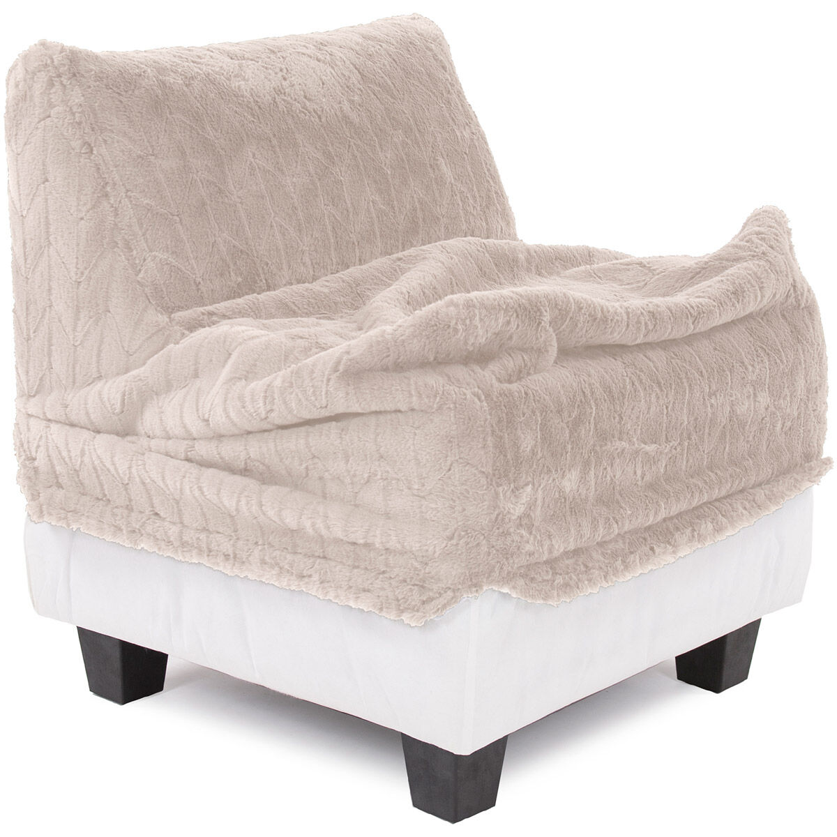 Pod Angora Natural Chair with Slipcover