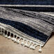 Casablanca Shag 108 X 79 inch Black Rug, Rectangle