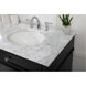 Park Avenue 72 X 22 X 35 inch Black Vanity Sink Set