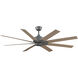 Levon Custom Natural 27.87 inch each Fan Blade, for 64 inch blade sweep