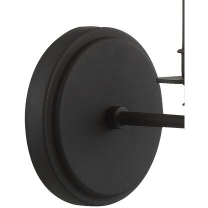 Ottone Way Sconce Wall Light in Black