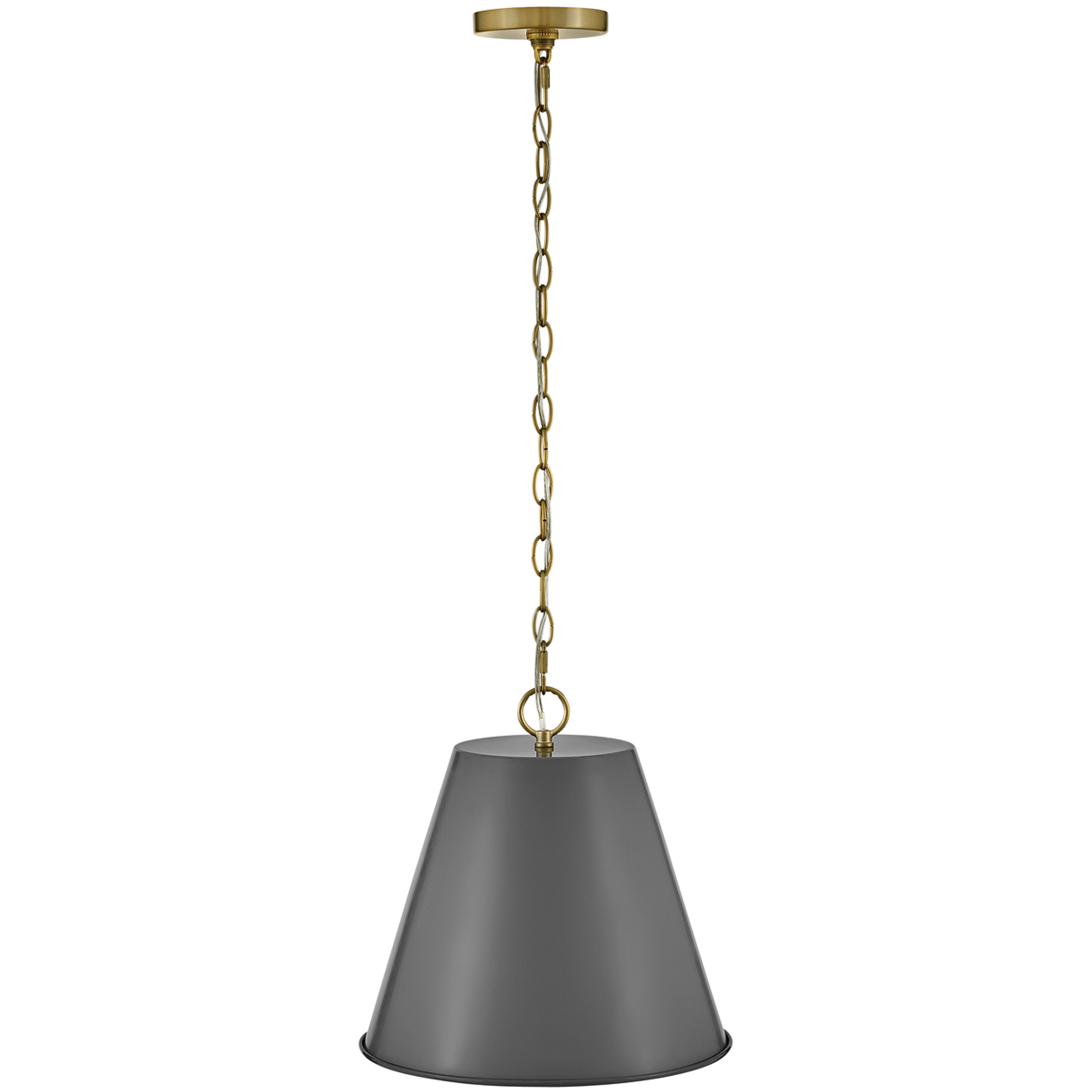 Blake LED 14 inch French Gray Pendant Ceiling Light