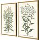 Florals Collection Antique Gold Wood With Embossed Weave Pattern Framed Art