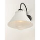 Jetty 1 Light 15.75 inch Black Outdoor Wall Mount