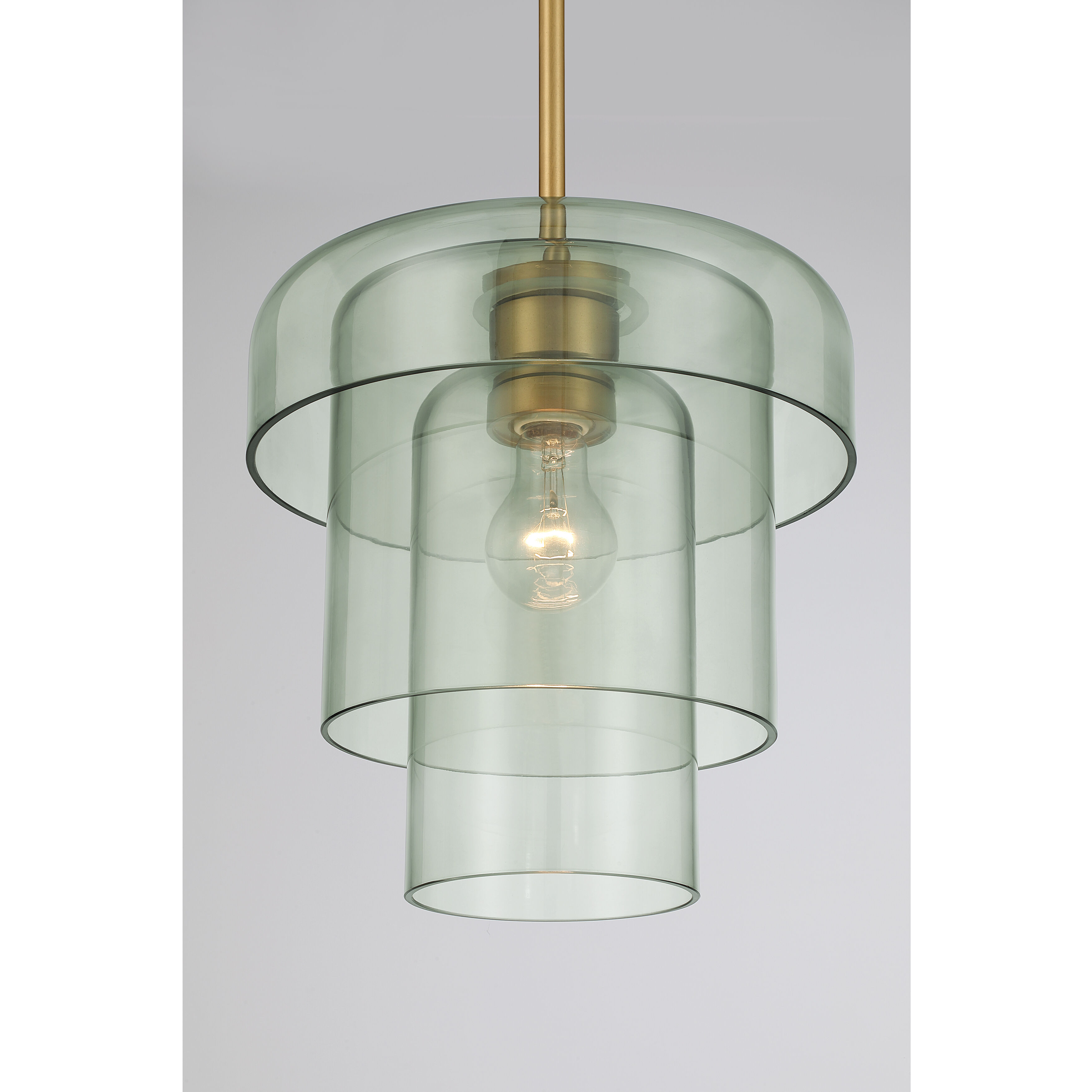Velique 1 Light 11 inch Legacy Brass Pendant Ceiling Light