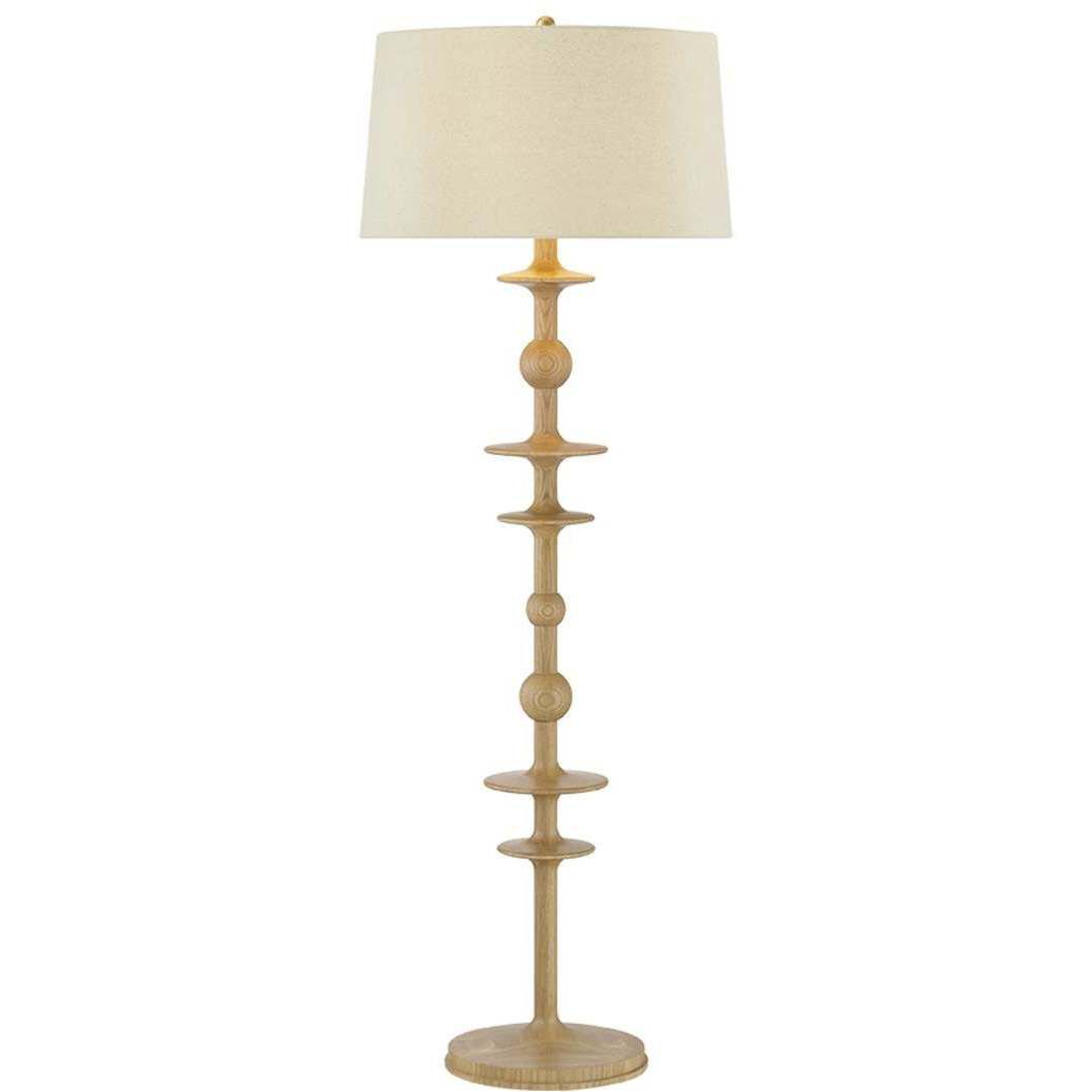 Jefferson Heights 62.5 inch 15 watt Aged Brass Floor Lamp Portable Light