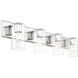 Zurich 4 Light 36 inch Polished Chrome Vanity Sconce Wall Light