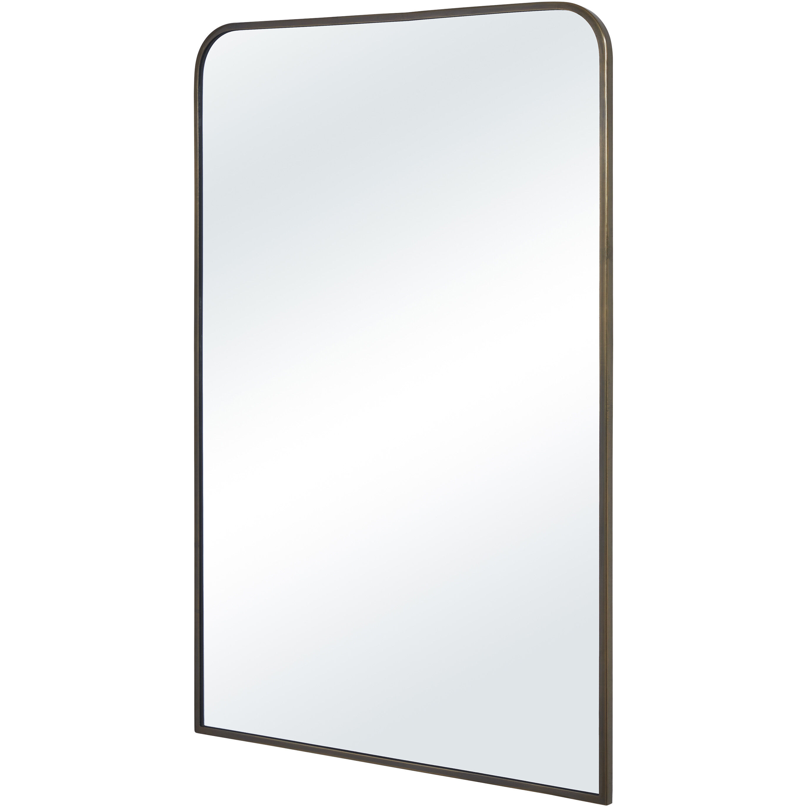 Jackline 36 X 24 inch Antique Brass Wall Mirror