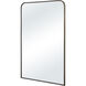 Jackline 36 X 24 inch Antique Brass Wall Mirror