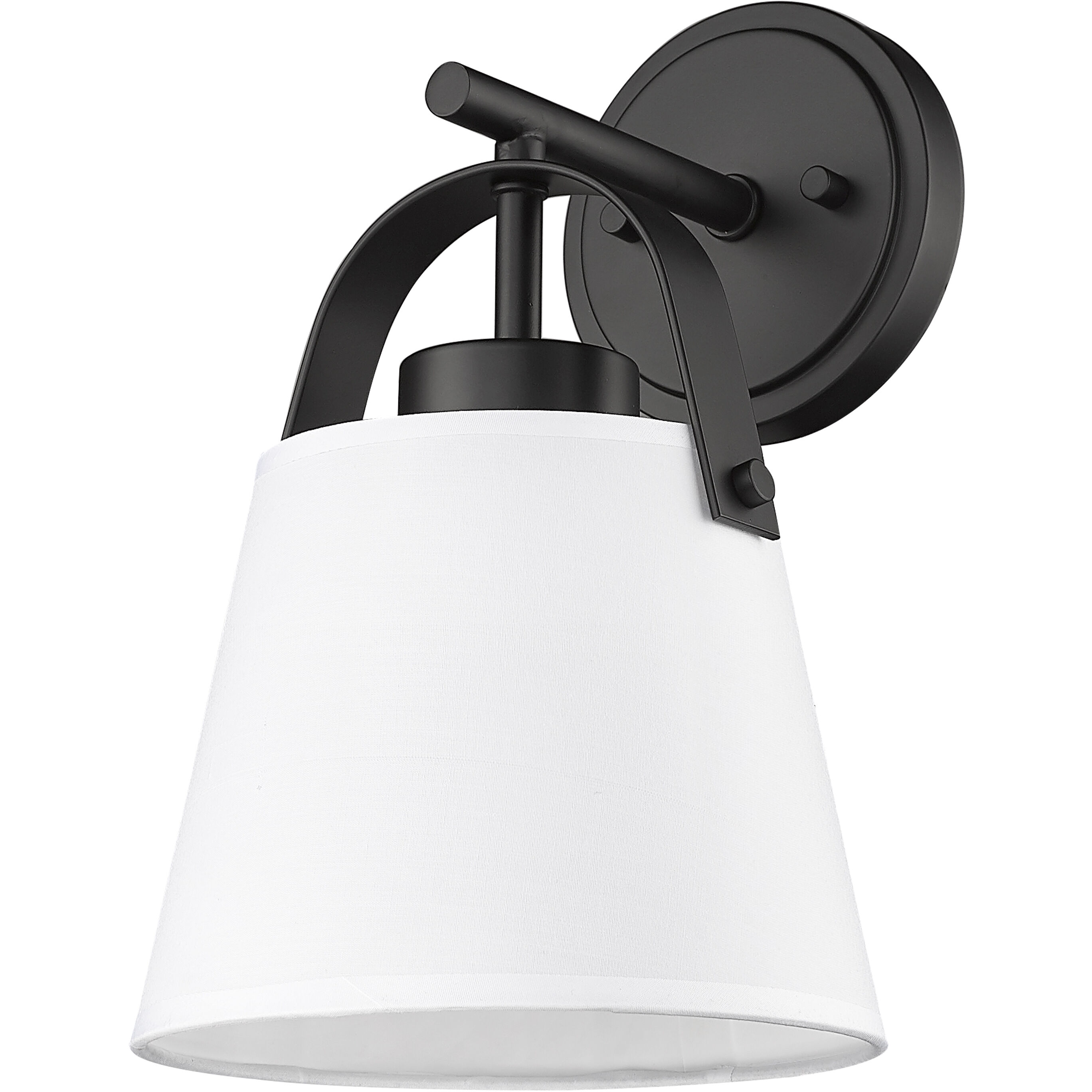 Z-Studio 1 Light 8 inch Matte Black Wall Sconce Wall Light