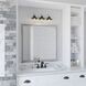 Galena LED 25.25 inch Matte Black and Satin Nickel Bathroom Light Wall Light in 3