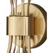 Foliatura 2 Light 19 inch Antique Brass Wall Sconce Wall Light