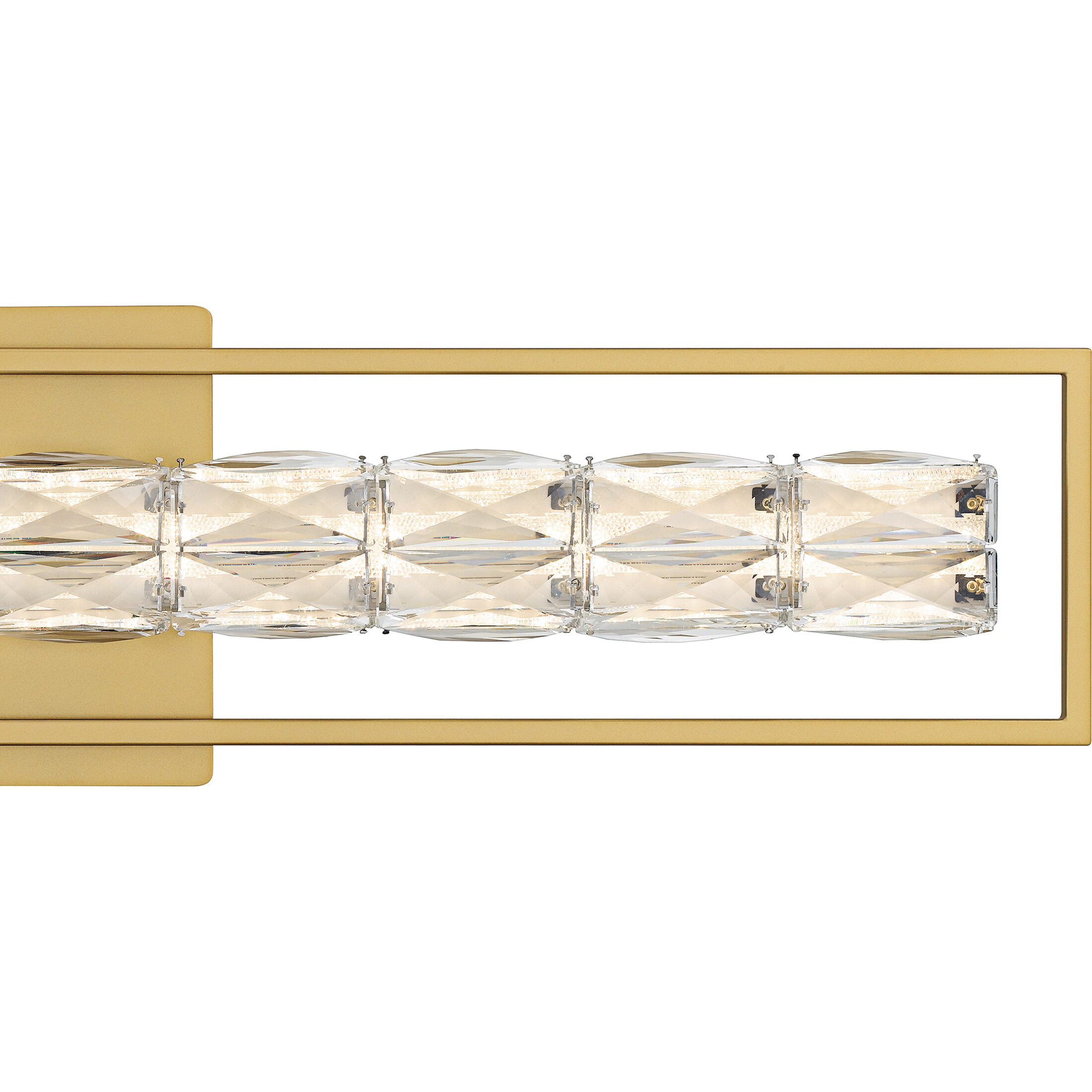 Dazzle LED 33.25 inch Soft Gold Bath Light Wall Light, Large