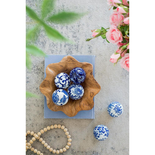 Orbs Blue/White Décor