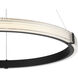 Panache 32 inch Matte Black Pendant Ceiling Light