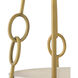 Danvers 3 Light 20 inch Lacquered Dark Brass Pendant Ceiling Light