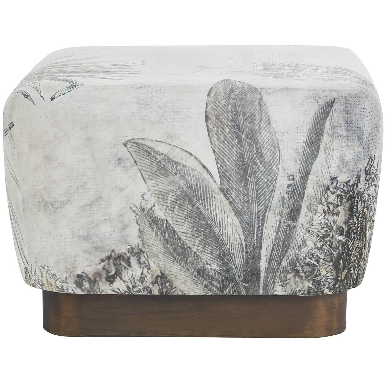 Tangle 17 inch Print Ottoman