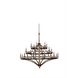 Coronado 24 Light 56 inch Florence Gold Chandelier Ceiling Light