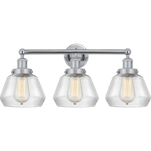 Fulton 3 Light 24.5 inch Polished Chrome Bath Vanity Light Wall Light
