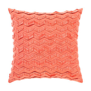 Caprio 20 X 20 inch Bright Orange Pillow Kit, Square