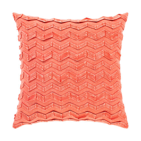 Caprio 20 X 20 inch Bright Orange Pillow Cover