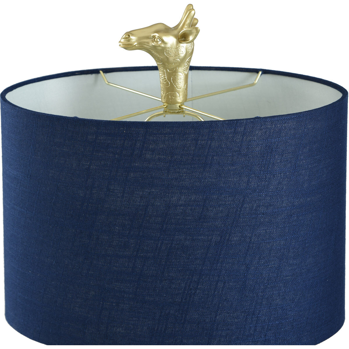 Signature 27 inch 60 watt Solid Gold Table Lamp Portable Light