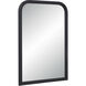 Dovima 36 X 24 inch Textured Black Wall Mirror