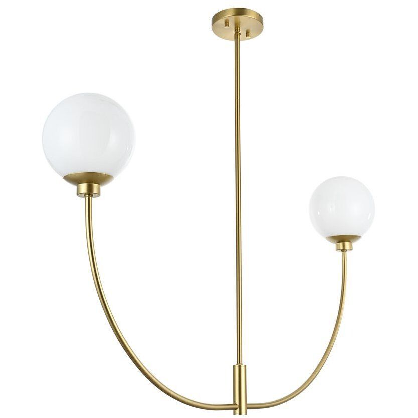 Nyomi 2 Light 42 inch Brass Chandelier Ceiling Light