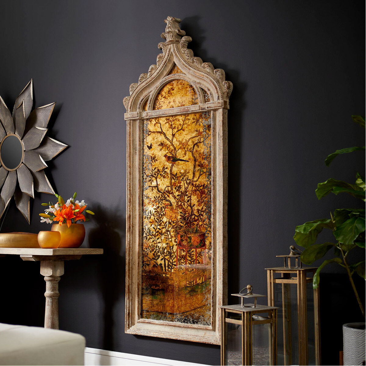 Cruzar 84 X 20 inch Slate Grey Console Table