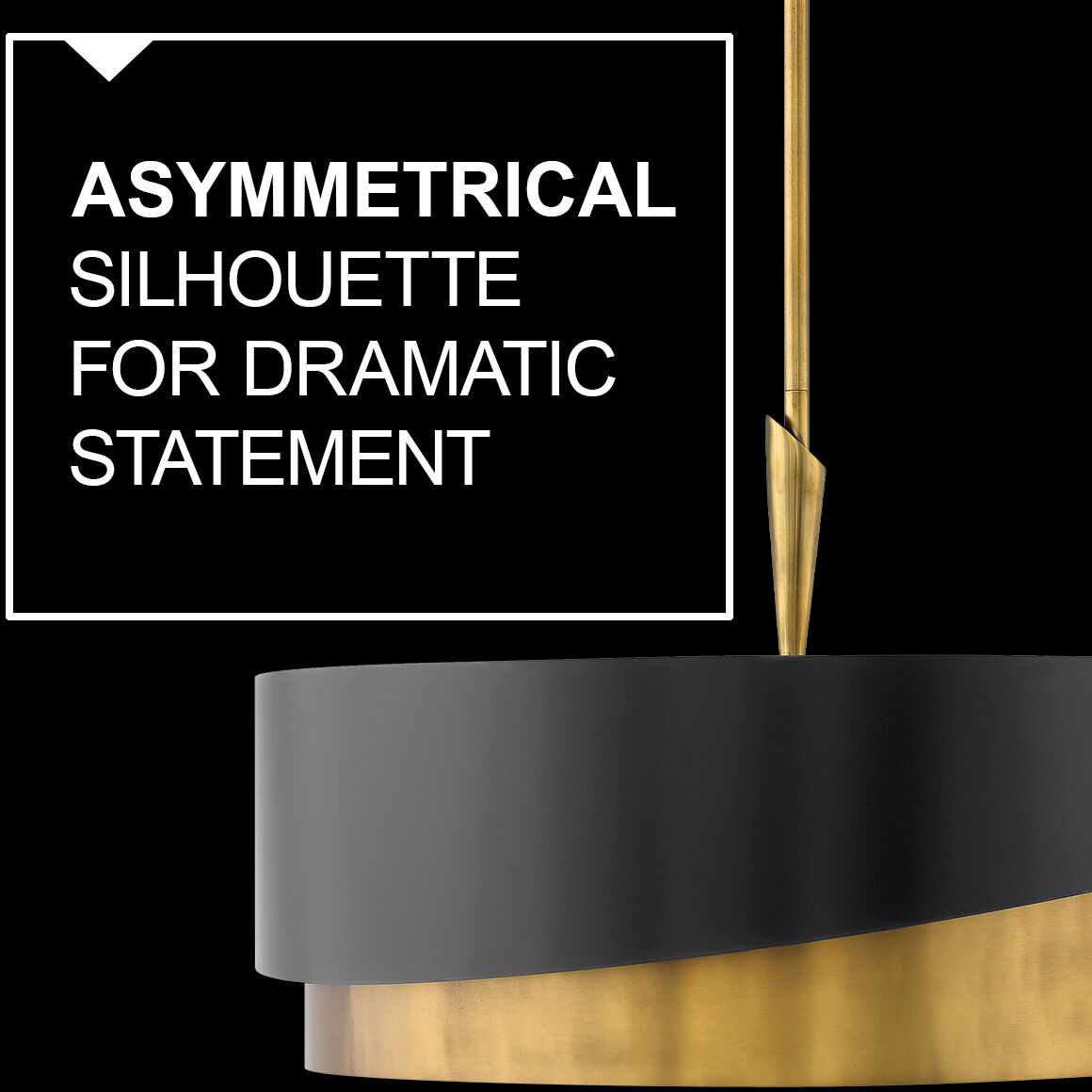 Gigi LED 26 inch Heritage Brass Chandelier Ceiling Light, Semi-Flush Mount