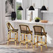 Designer'S Edge Lila Dark Brown Rattan 41 inch Chocolate Rattan Barstool