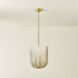 Cece 3 Light 11 inch Aged Brass Hanging Lantern Ceiling Light