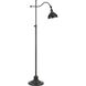 Signature 48 inch 60 watt Oil Rubbed Bronze Floor Lamp Portable Light, Adjustable Pole
