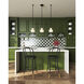 Alora Mood Westlake 3 Light 33.88 inch Matte Black Linear Pendant Ceiling Light