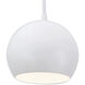 Roxy 1 Light 6 inch White Pendant Ceiling Light