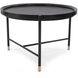 Soho 28 X 18 inch Dark Ash/Brass Coffee Table