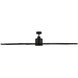 Modern 72 inch Matte Black Outdoor Ceiling Fan