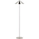 Paloma Contreras Orsay 55 inch 5.00 watt Polished Nickel Floor Lamp Portable Light, Medium