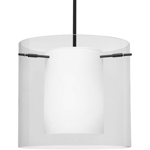 Pahu 12 LED Black Stem Pendant Ceiling Light