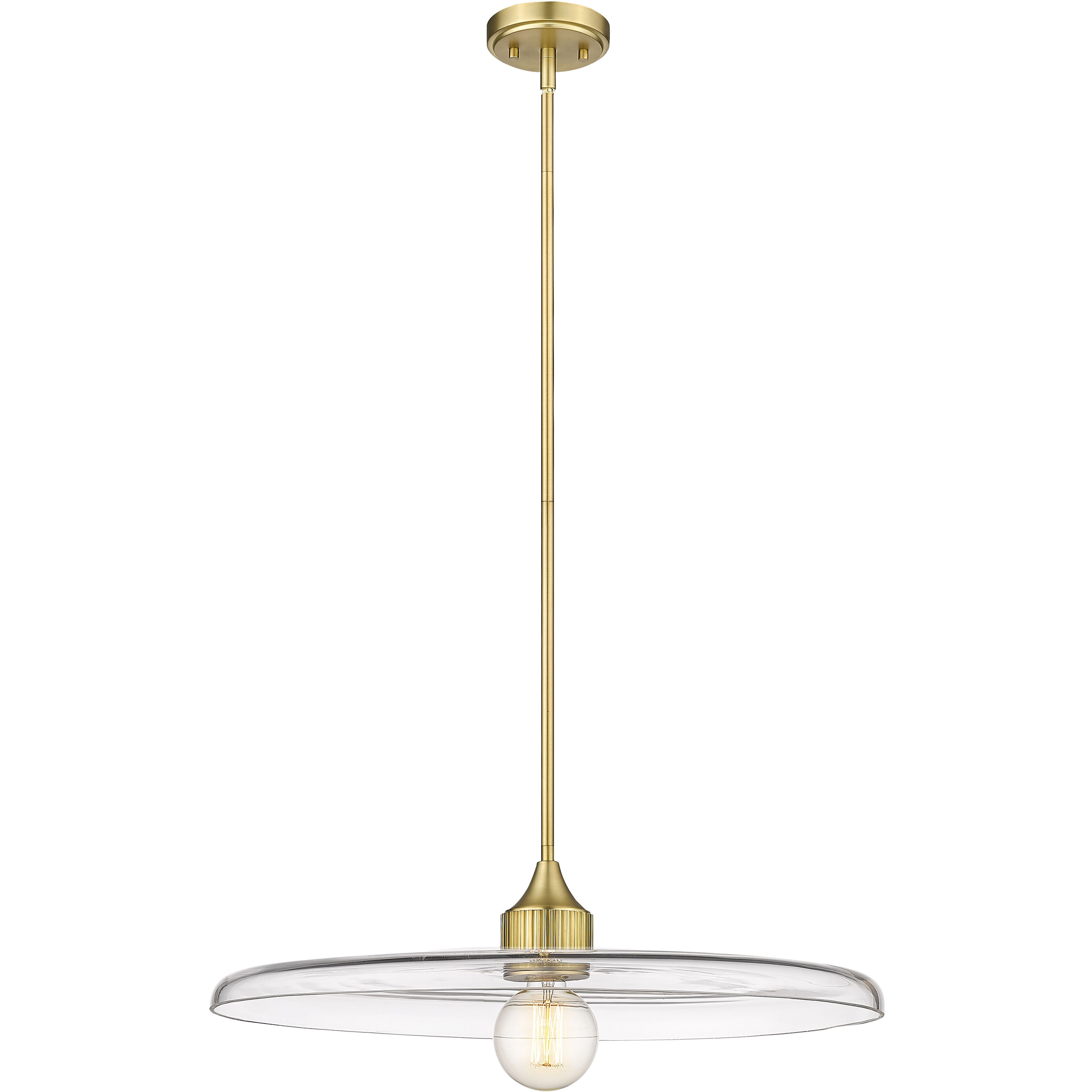 Paloma 1 Light 24 inch Olde Brass Pendant Ceiling Light in Oil Rubbed Bronze