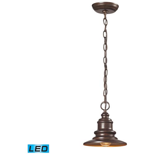 Marina LED 8 inch Hazelnut Bronze Outdoor Pendant