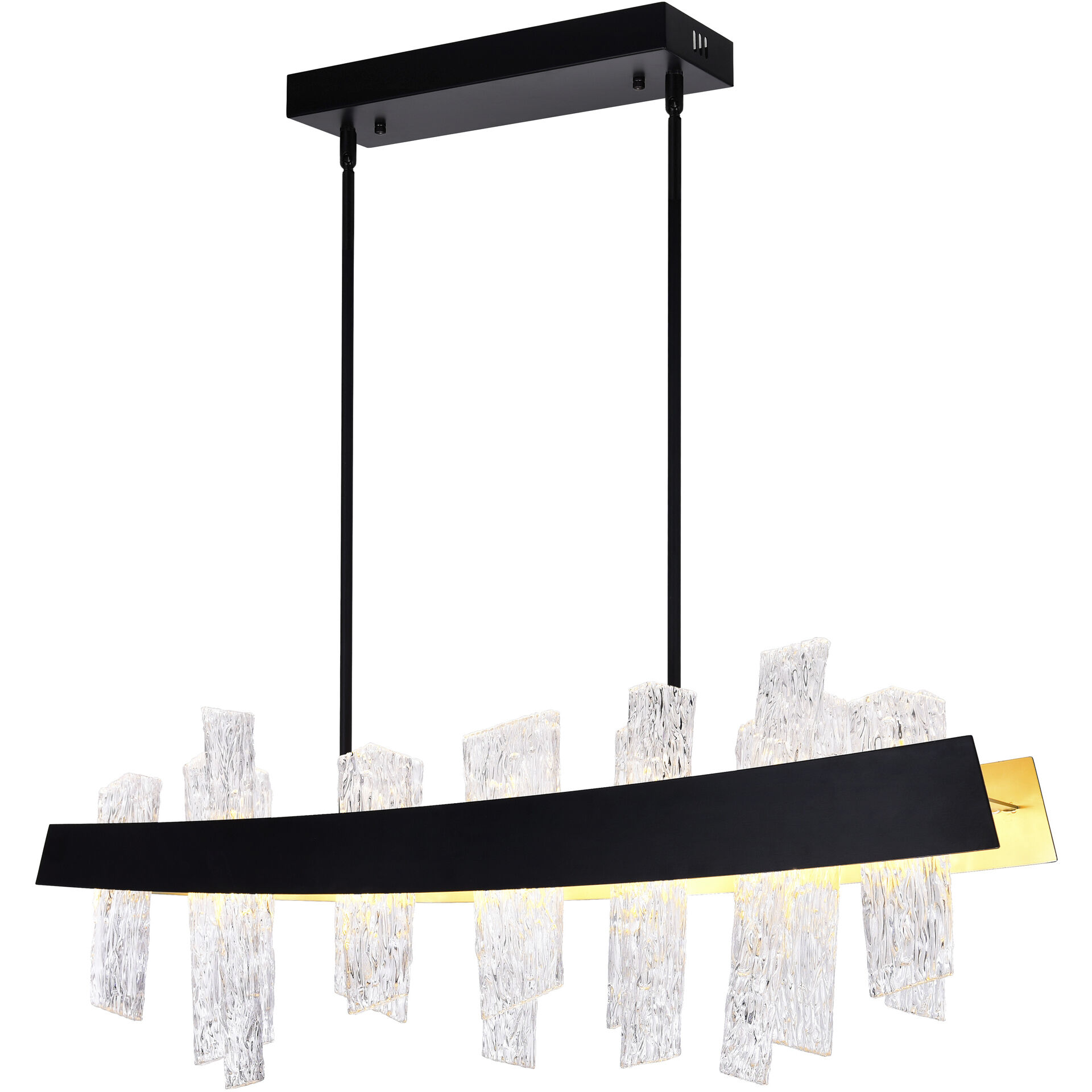Guadiana LED 39 inch Black Island/Pool Table Light Ceiling Light
