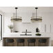 Chimes WiZ LED 33.75 inch Black and Satin Nickel Single Pendant Ceiling Light