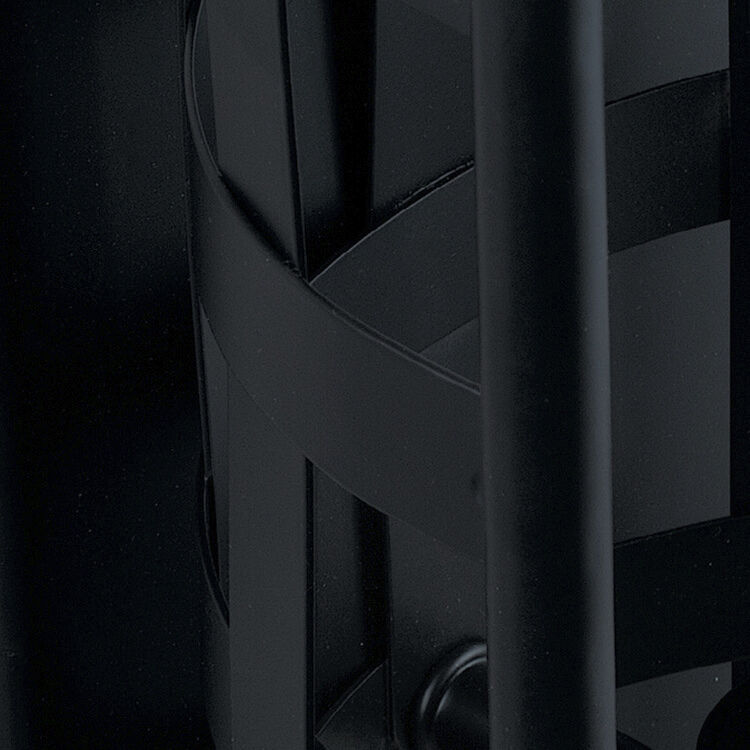 Oliver 3 Light 25.5 inch Matte Black Vanity Light Wall Light