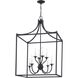 Prescott 8 Light 24 inch Matte Black Chandelier Ceiling Light
