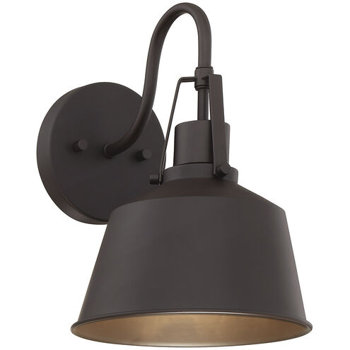 Farmhouse Outdoor Wall Lantern in Oil Rubbed Bronze