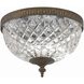 Radley 2 Light 10 inch English Bronze Flush Ceiling Light