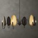 Warwick 6 Light 41.5 inch Black and Gold Textured Chandelier Ceiling Light