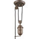 Farmhouse 1 Light 14 inch Tarnished Brass Pendant Ceiling Light