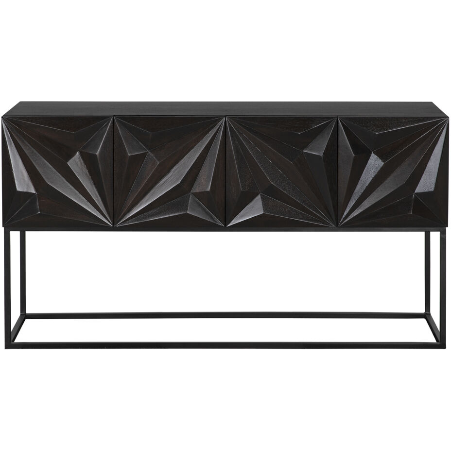 Zurich 60 X 19 inch Ebony Walnut Console